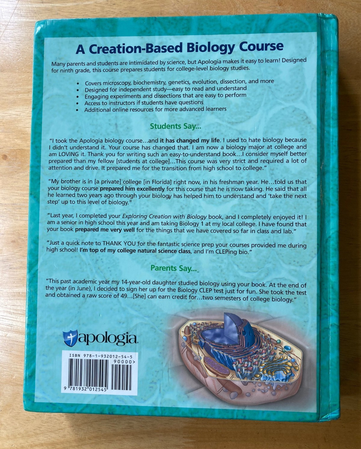 Apologia Exploring Creation With Biology 2nd Edition Textbook Homeschool