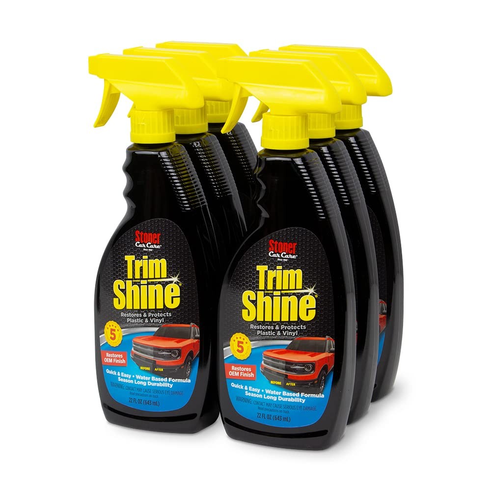 Stoner Car Care Trim Shine Protectant Pack Of 6 22 Fl Oz Revitalizes Trim