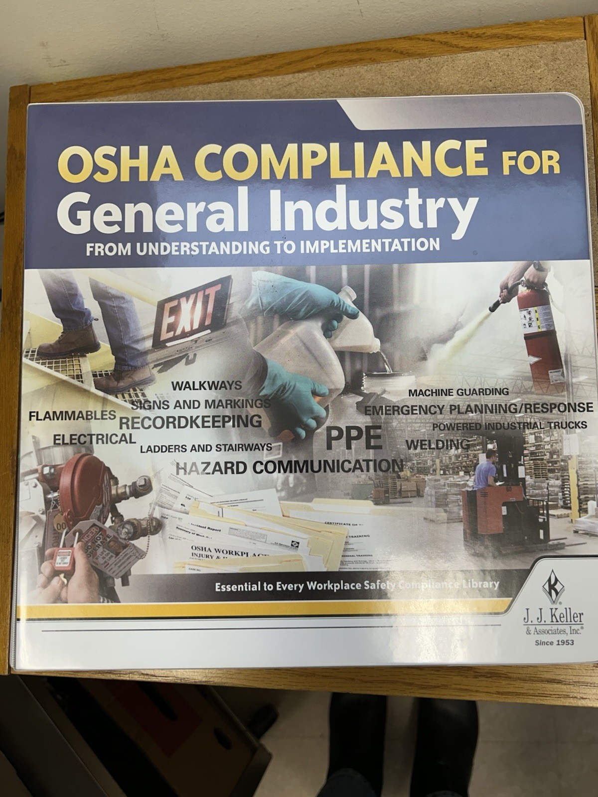 OSHA Compliance for GENERAL INDUSTRY manual in VG condition. by J.J. Keller.