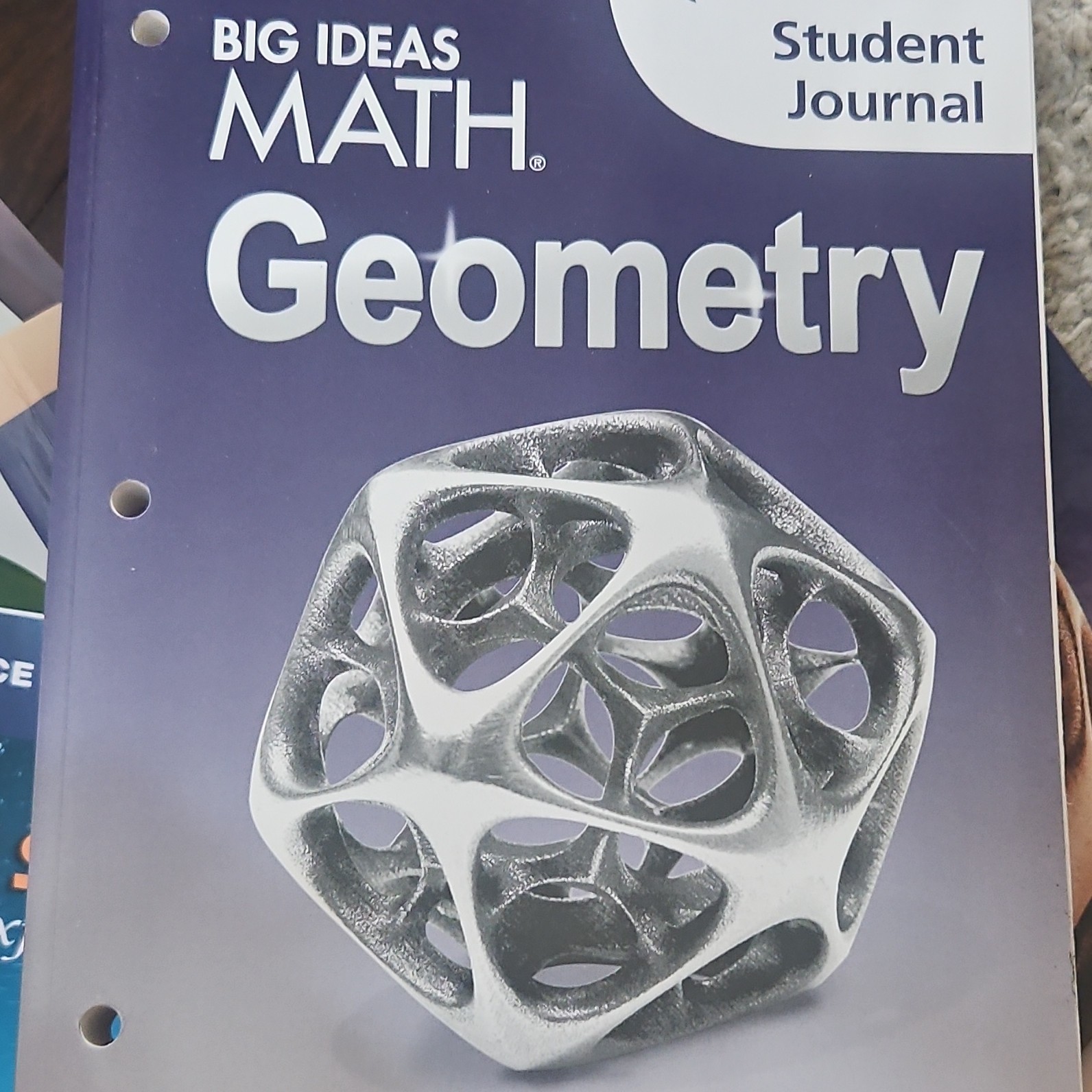 Big Ideas Math Geometry Student Journal PB HS Math 2025 ISBN 9781608408849