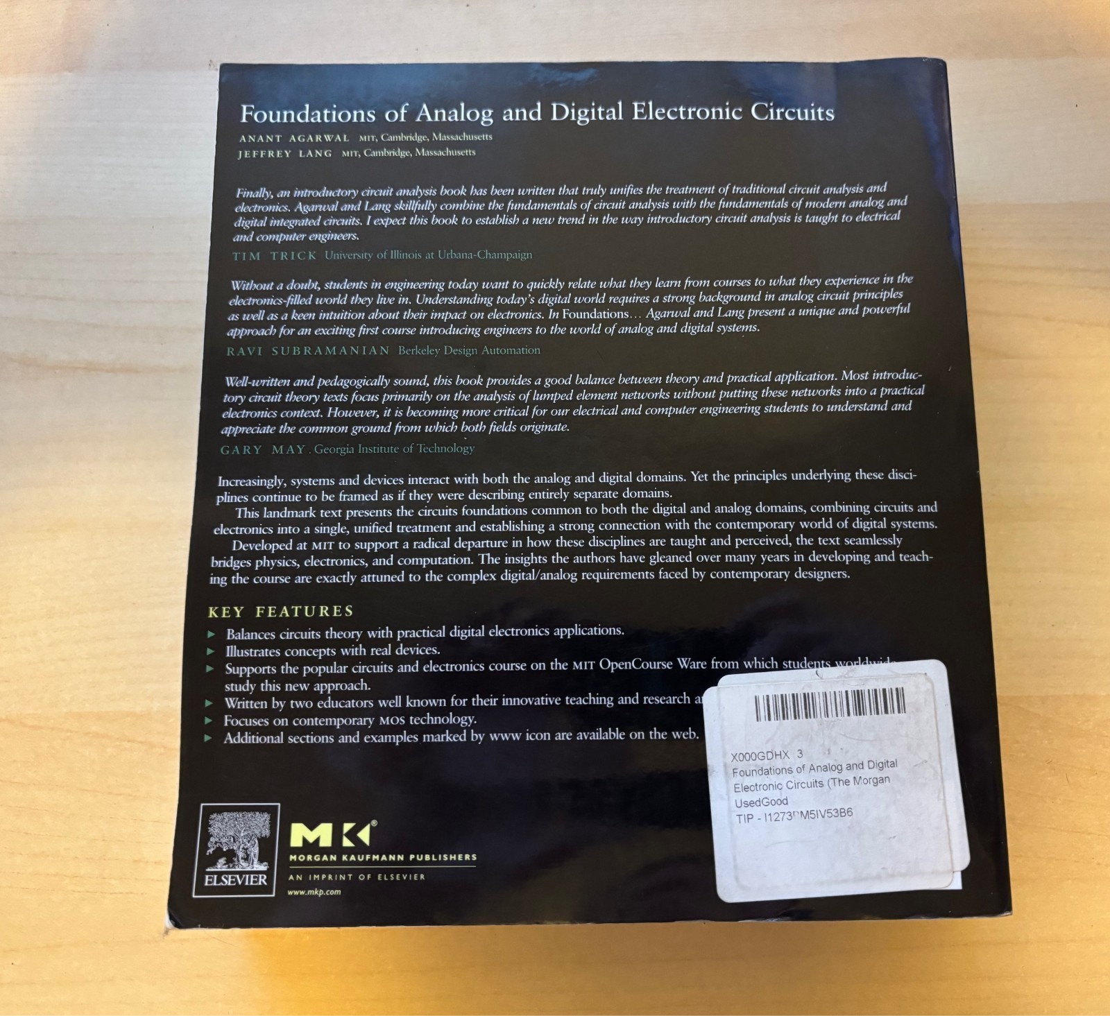 Foundations of Analog and Digital Electronic Circuits
