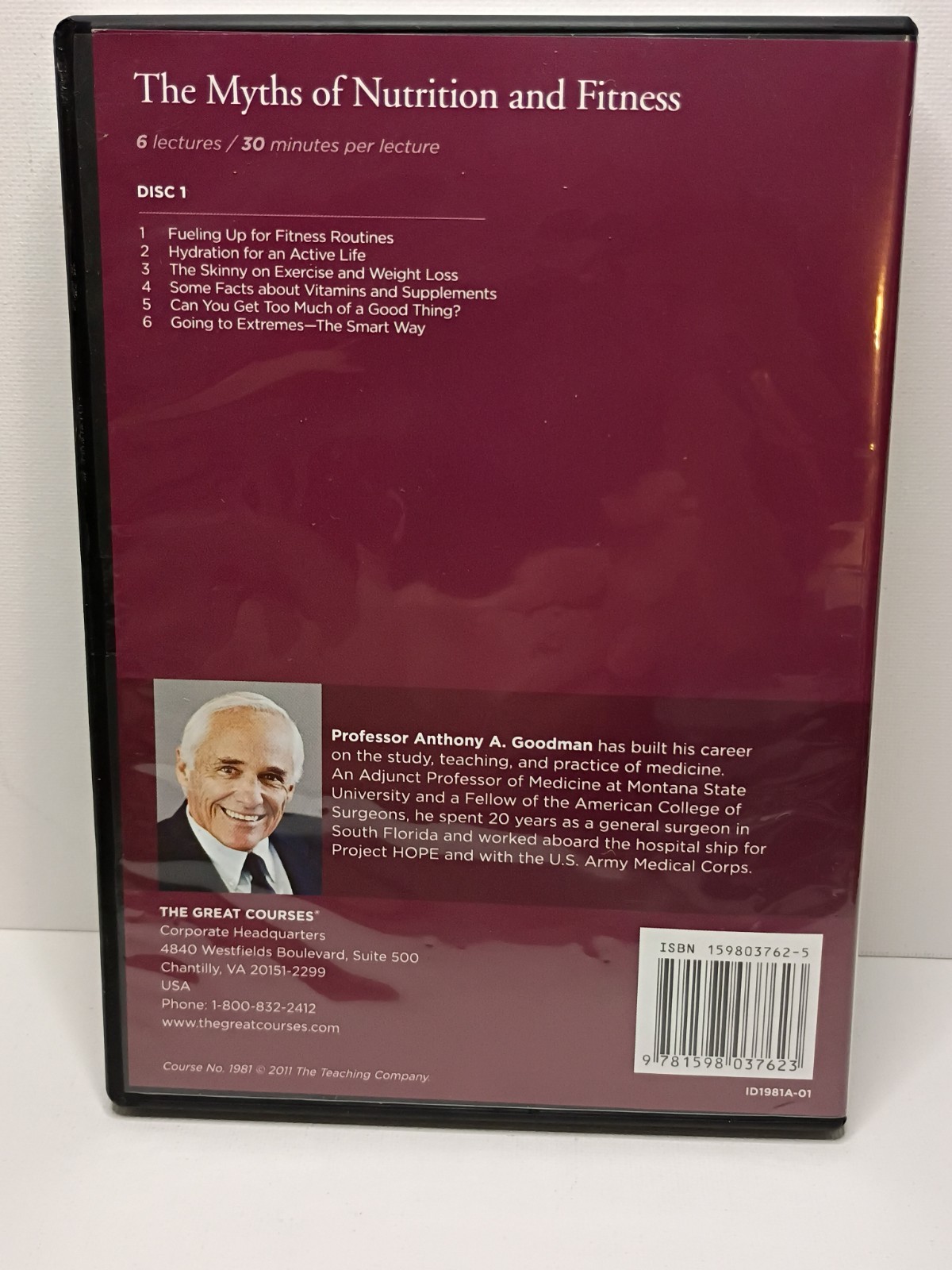 Myths of Nutrition and Fitness by Not Available (2011, DVD)