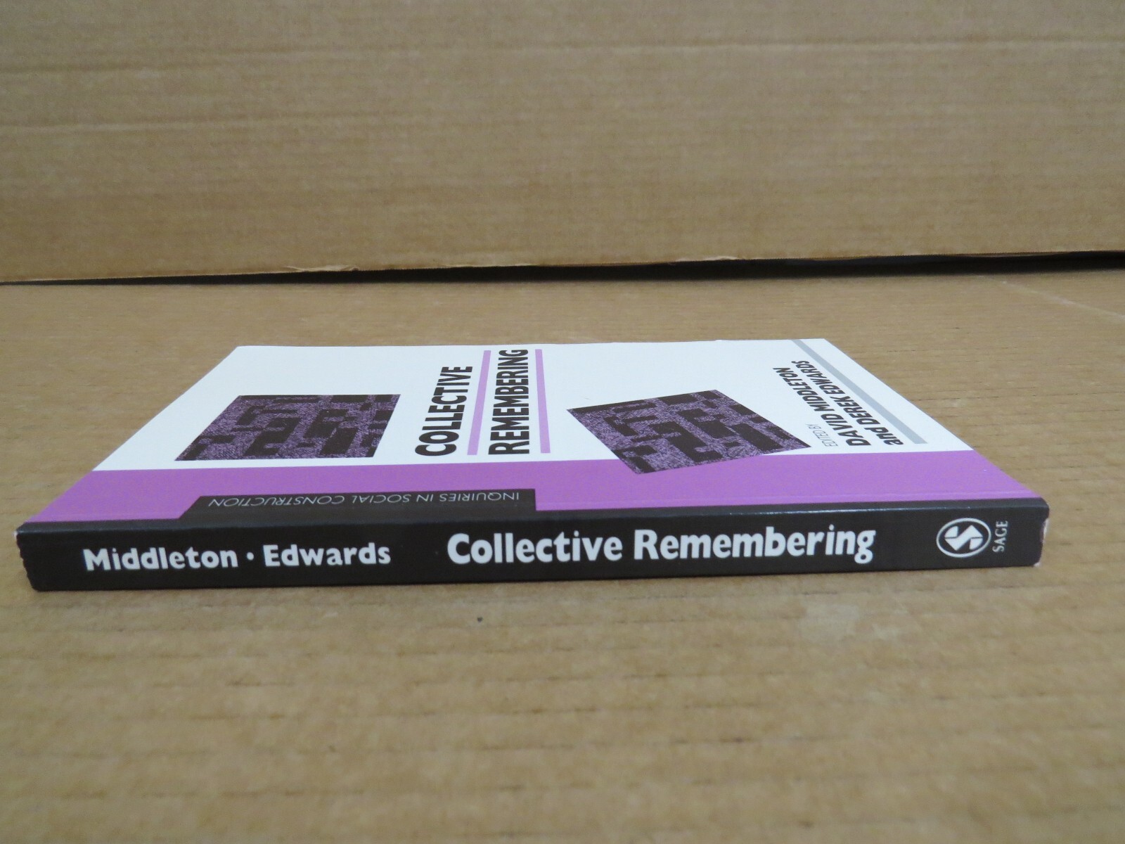 Collective Remembering David Middleton 1990 PB Social Psychology Cultural Memory
