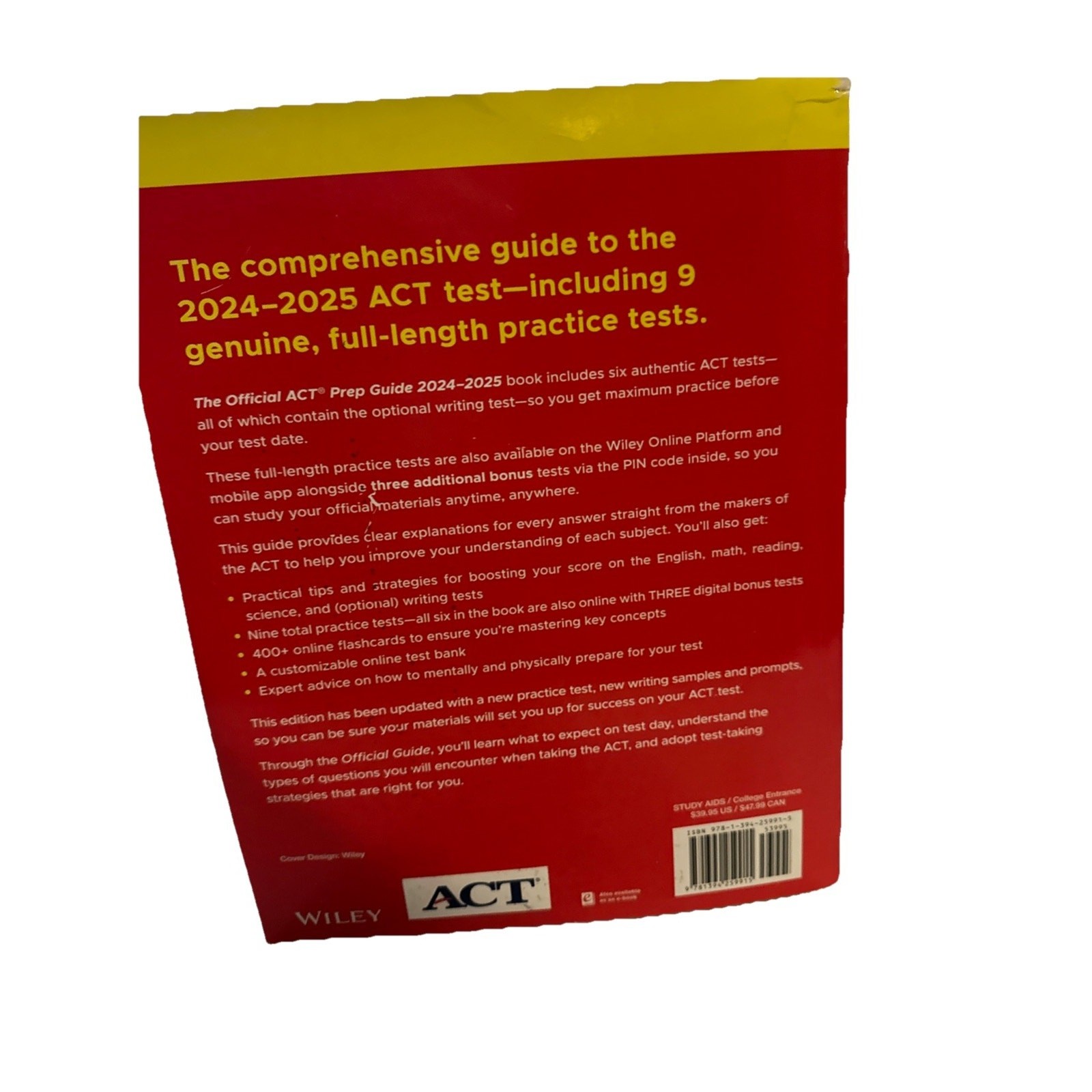 The Official ACT Prep Guide 2024-2025: Book + 9 Practice Tests + 400 Digital…