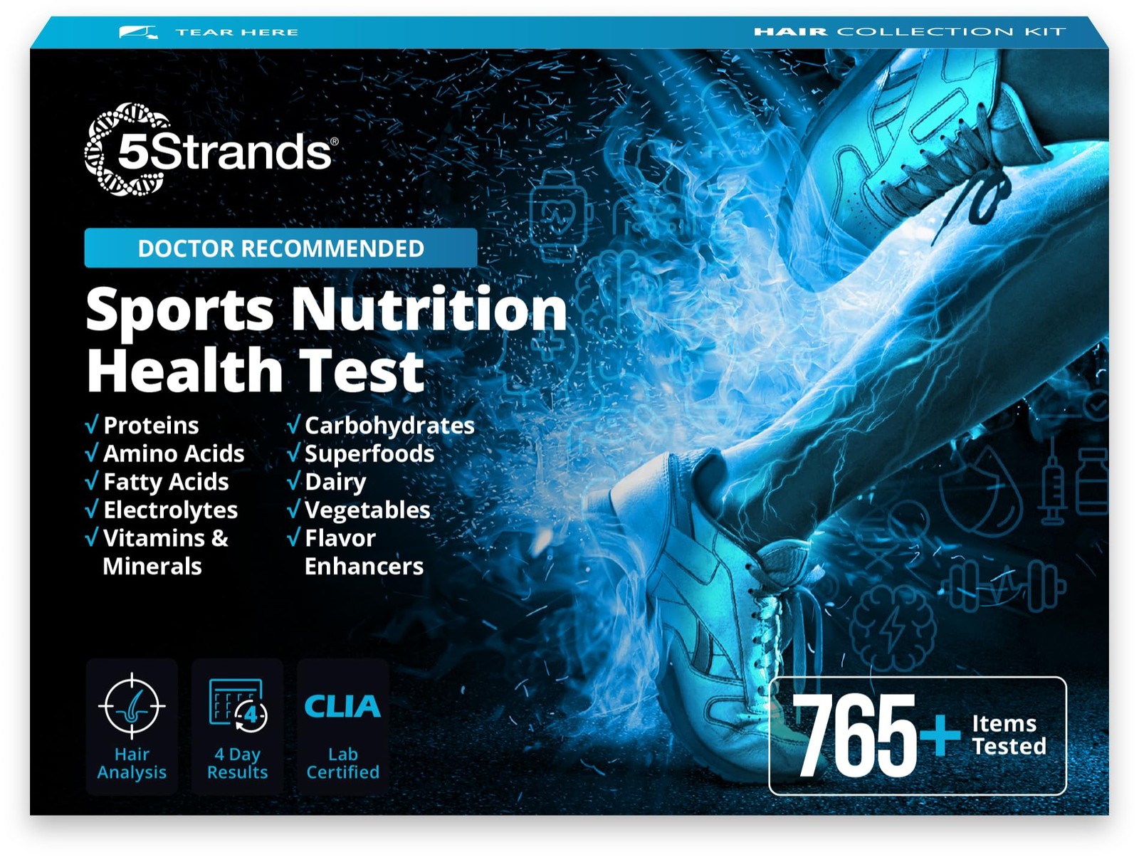 5Strands Sports Nutrition Health Test for Adults & Kids, 770 Items Tested, Fo…