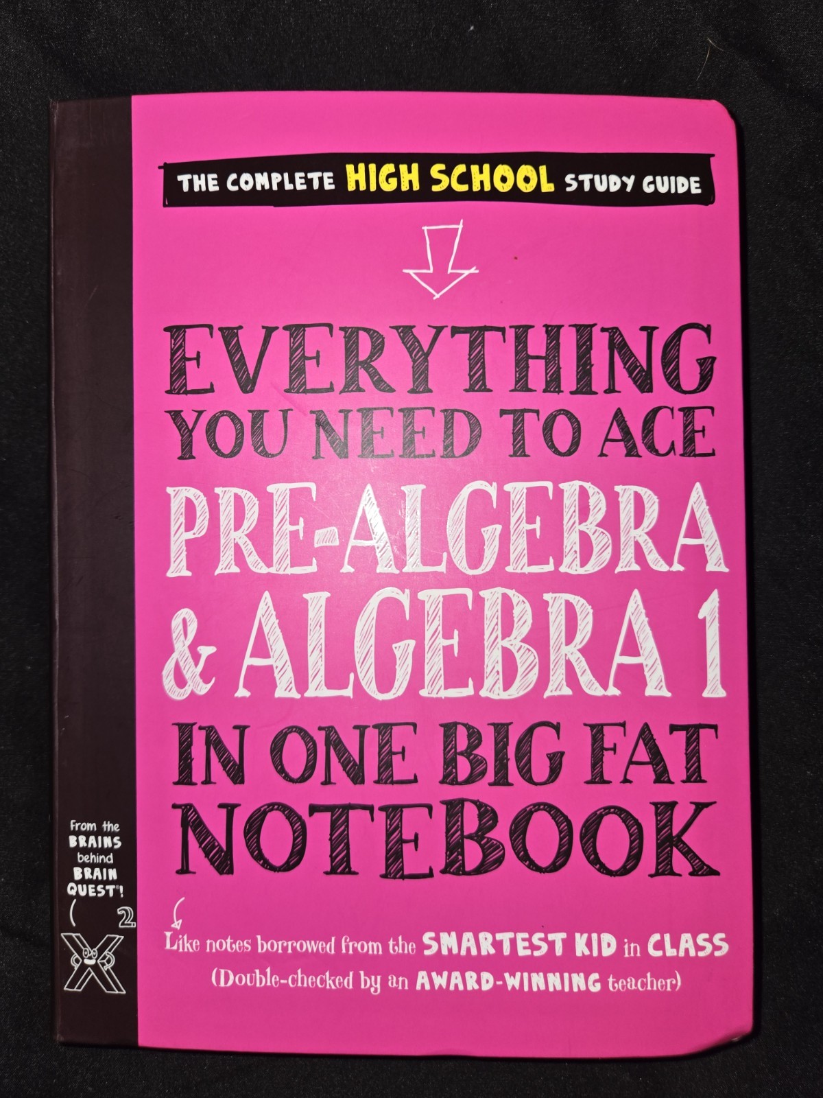 Everything You Need To Ace Pre-Algebra & Algebra 1 In One NoteBook NEW