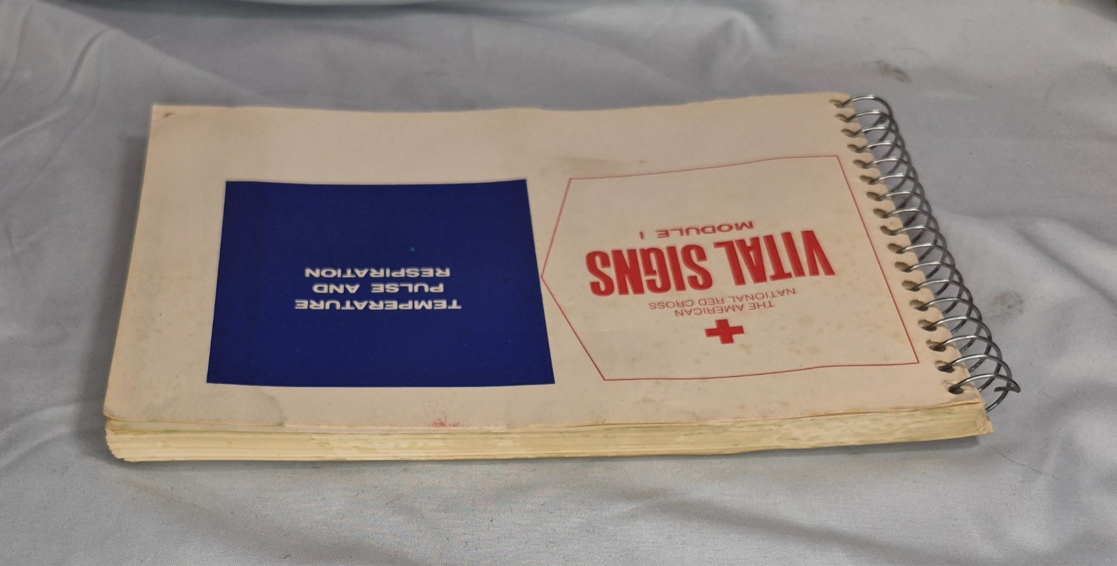Vintage 1976 American Red Cross Vital Signs Module 1 Temperature Pulse Manual