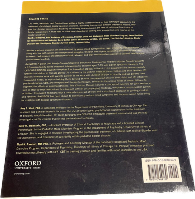 RAINBOW: A Child & Family Focused Cognitive Behavioral Treatment CLINICIAN GUIDE