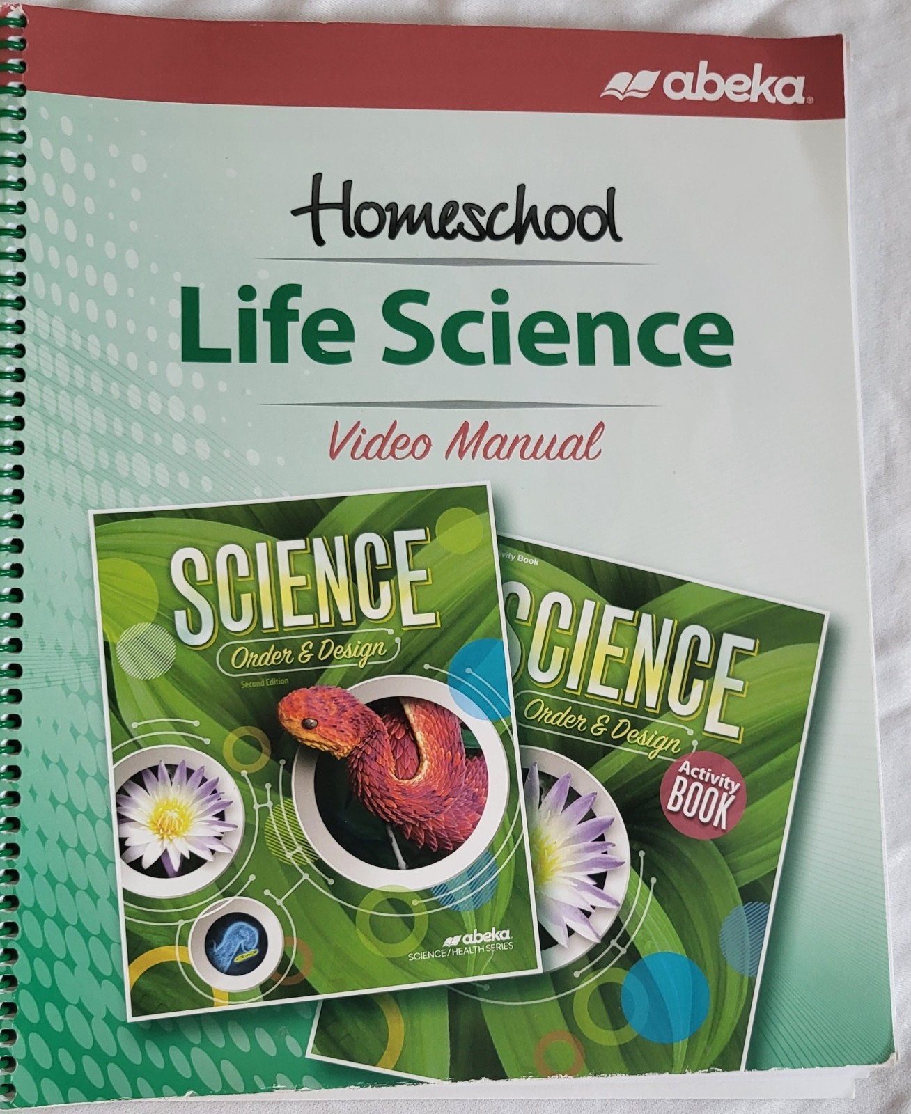 Abeka Grade 7 Science Order & Design, 2nd Edition (Current), Complete Set,