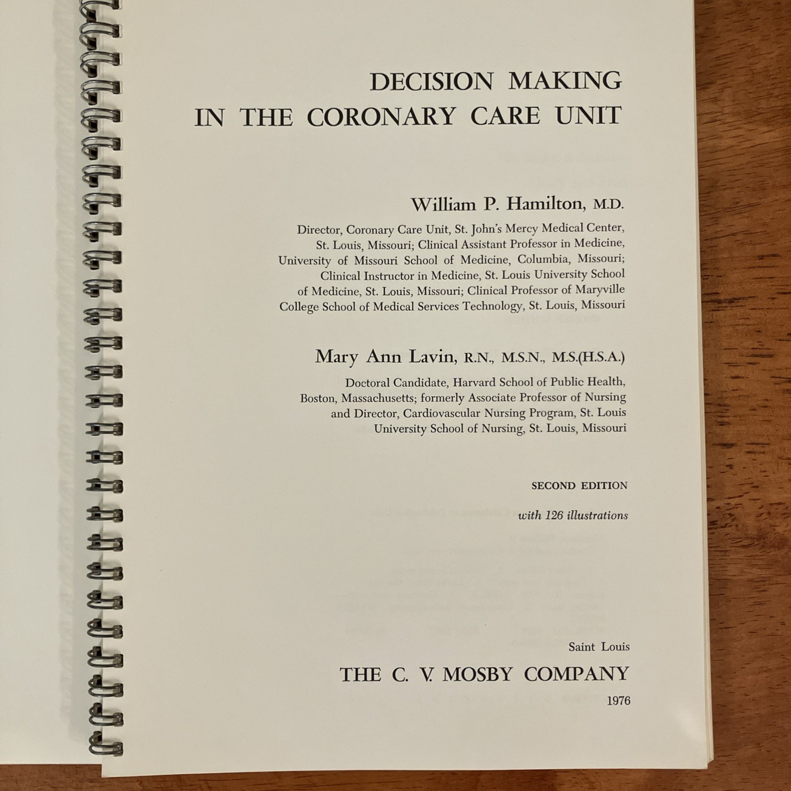 Decision Making In The Coronary Care Unit Nursing Education 1976 2nd Edition