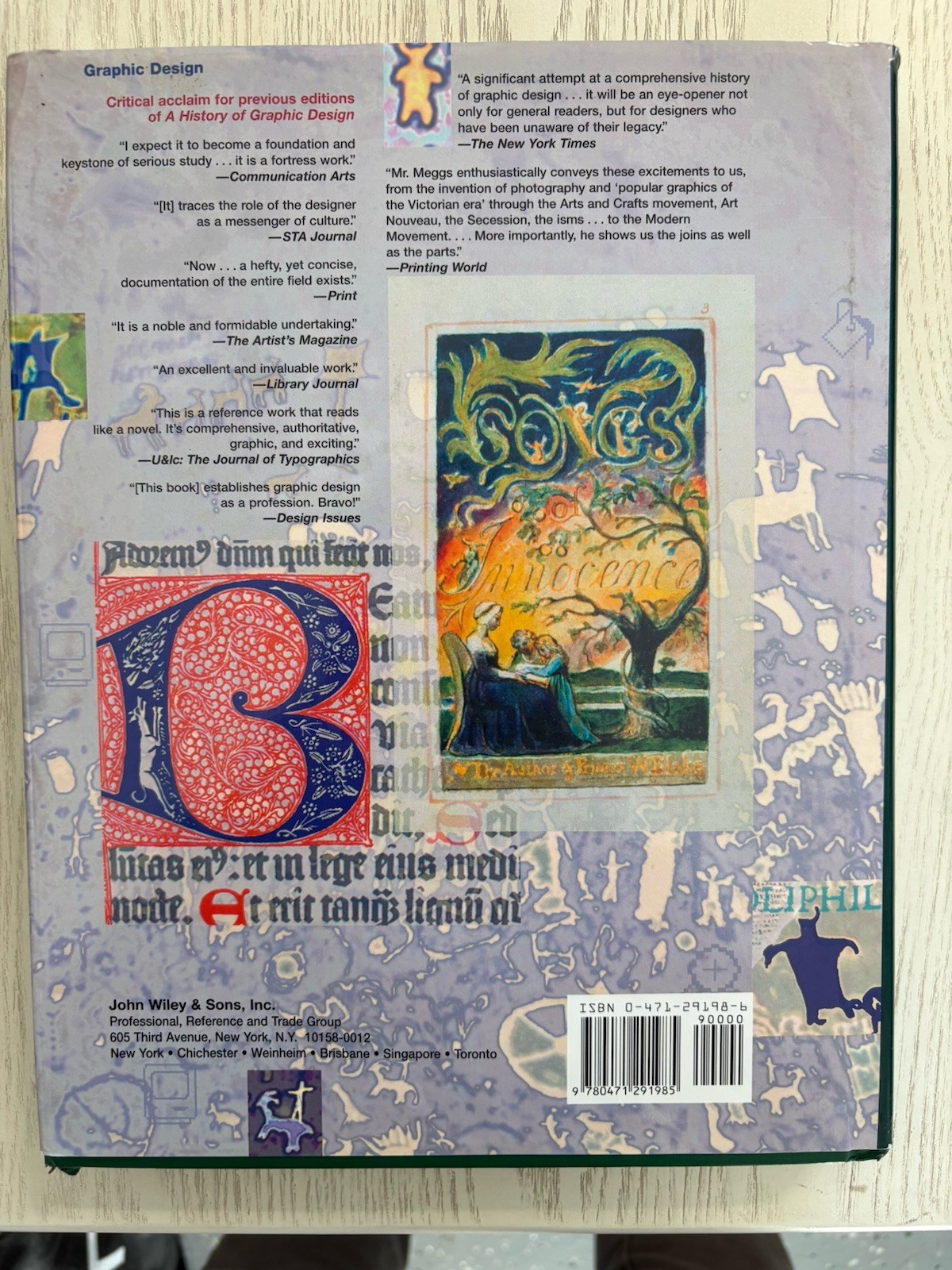 Graphic Design History Printing & Typography Arts Meggs 3rd 1998 Vintage Text