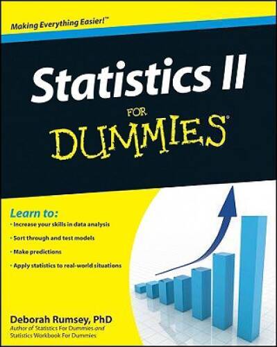 Statistics II for Dummies – Paperback By Rumsey, Deborah J. – ACCEPTABLE