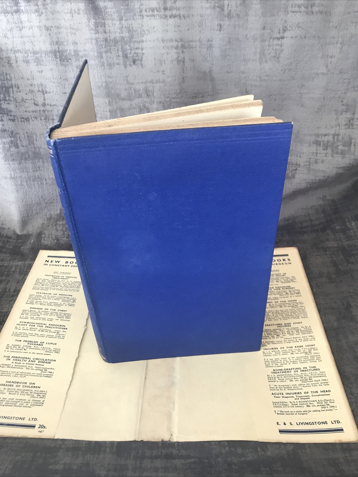 Medicine By A E Clark Kennedy Volume One & Two HB DJ Rare 1949 E & S Livingstone