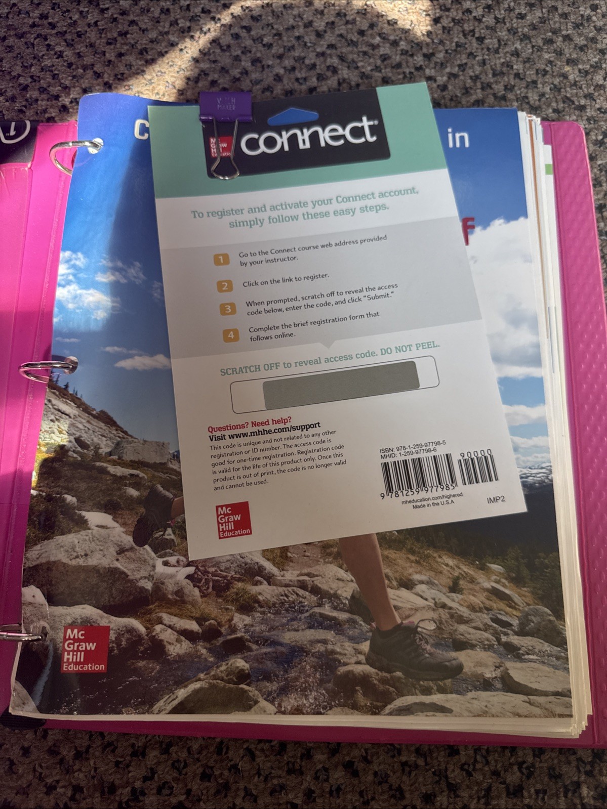 Connect Core Concepts in Health, BRIEF, Loose Leaf Edition by Paul M. Insel and