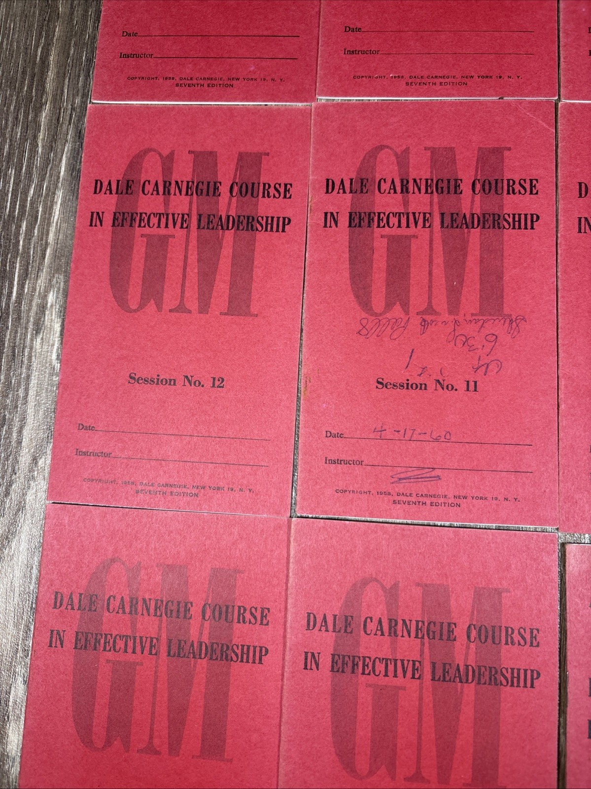 Vtg Dale Carnegie Course Effective Leadership Participant Manuals Booklets