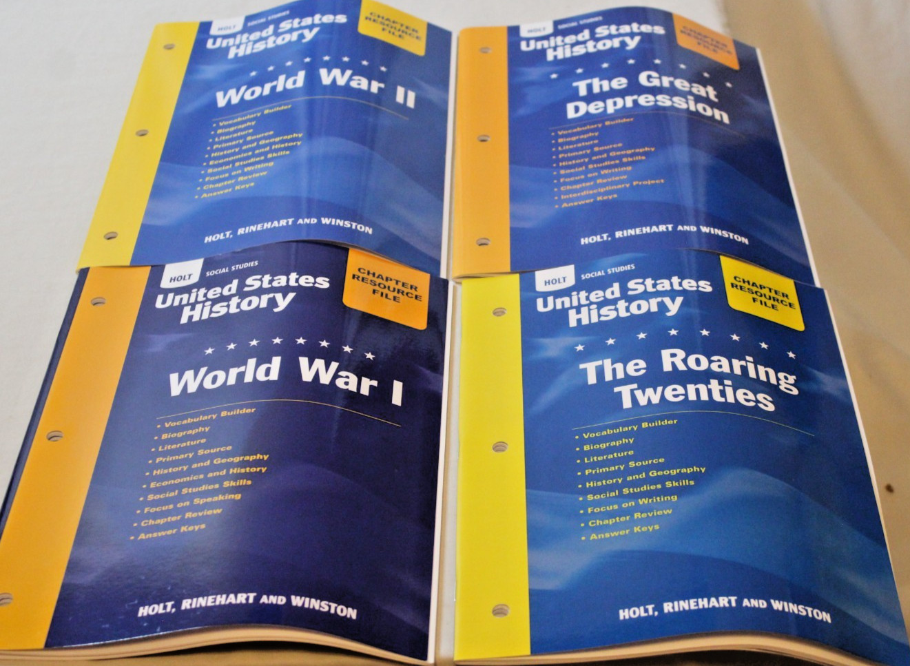 Holt McDougal United States History Social Studies Teacher’s Resource Kit Set