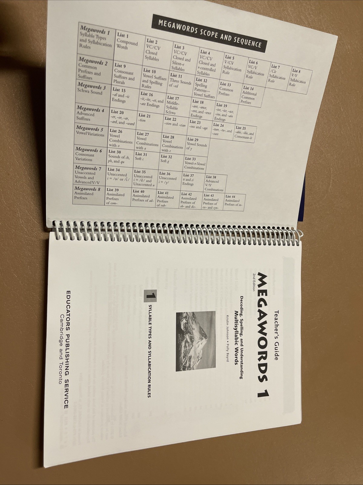 Megawords 1 Teacher’s Guide 2nd Edition Decoding Spelling Spiral Bound(2book)