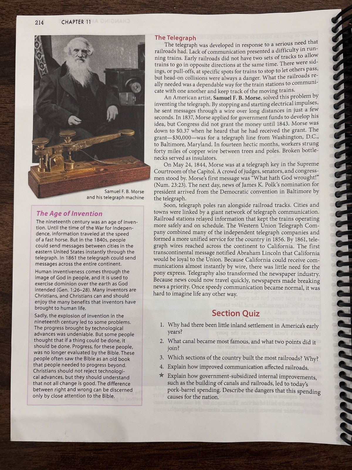 BJU Press The American Republic Student Textbook, Fourth Edition