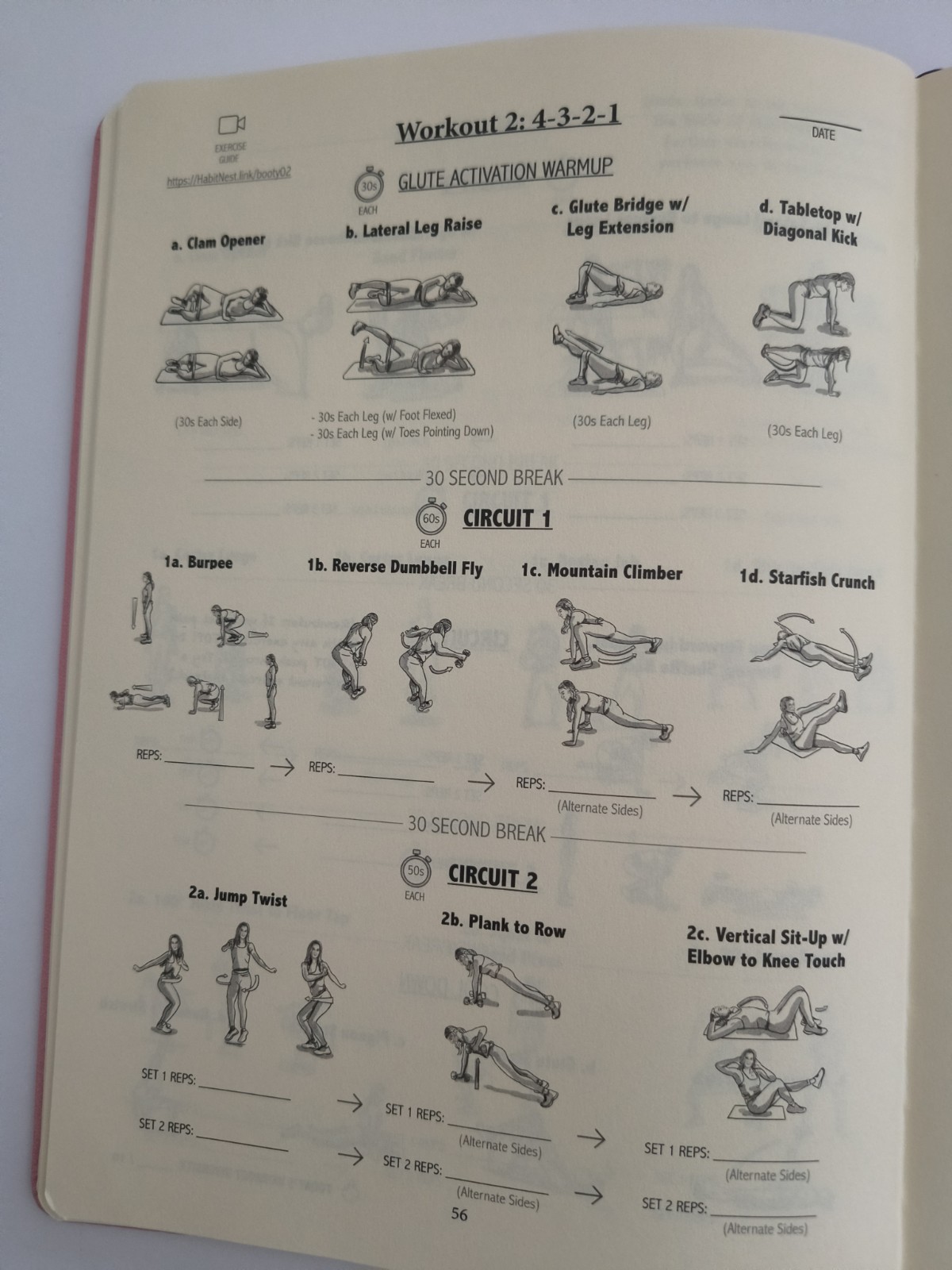 Pink Badass Body Goals Journal : The Booty Shaping & Resistance Training Journal