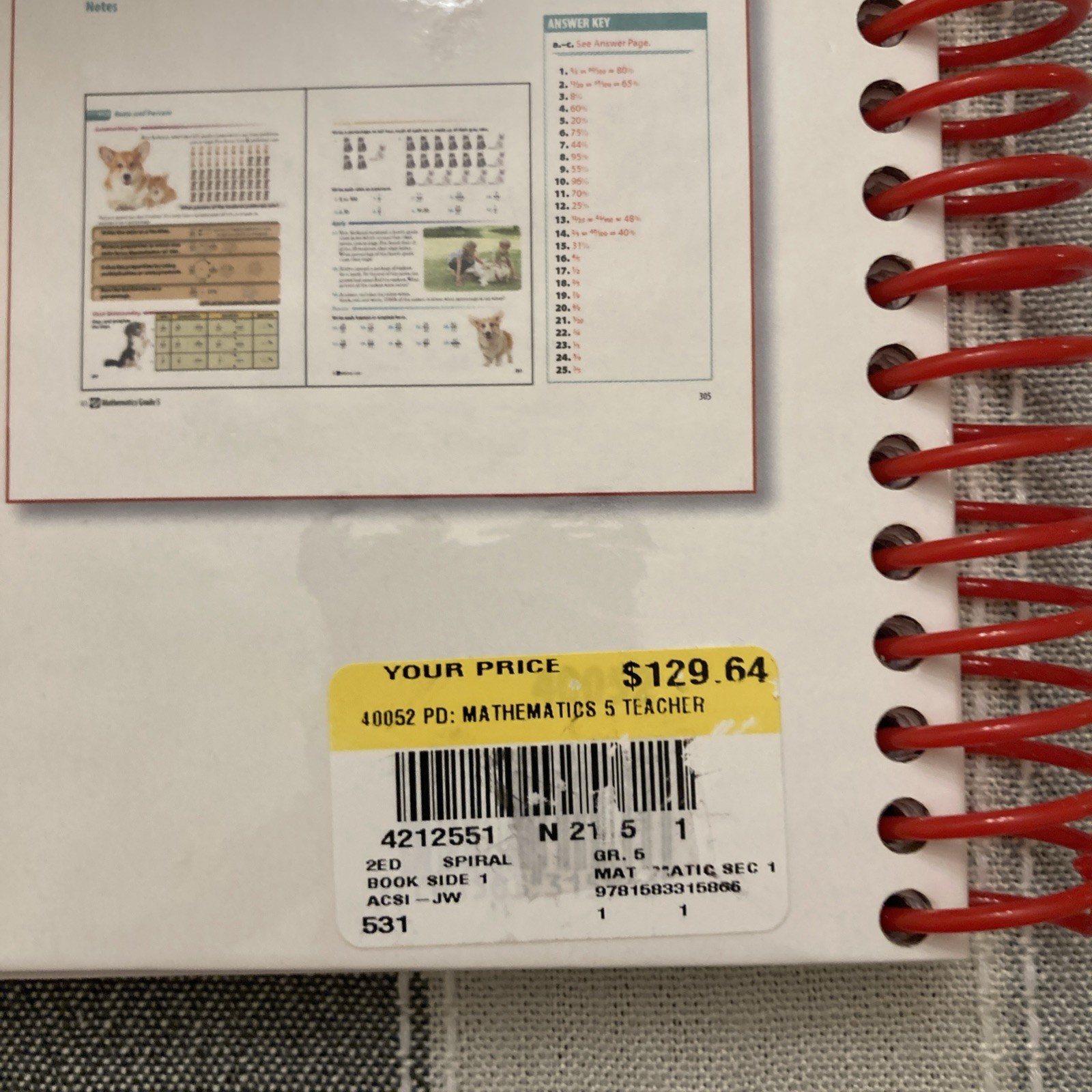 NEW ACSI Purposeful Design MATHEMATICS GRADE 5 TEACHER EDITION homeschool 5th Gr
