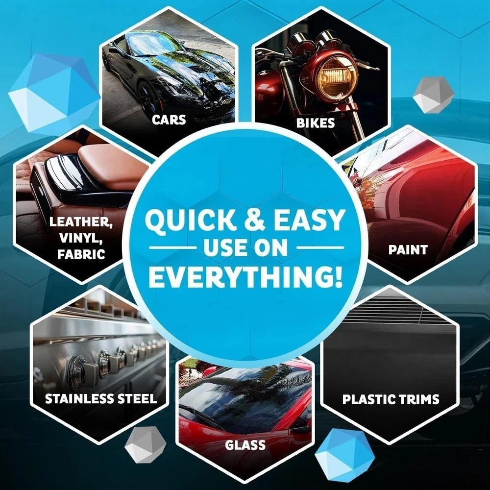 20oz Car Spray with Triphene® Quick Spray & Wipe All Purpose Waterless 2 Bottles