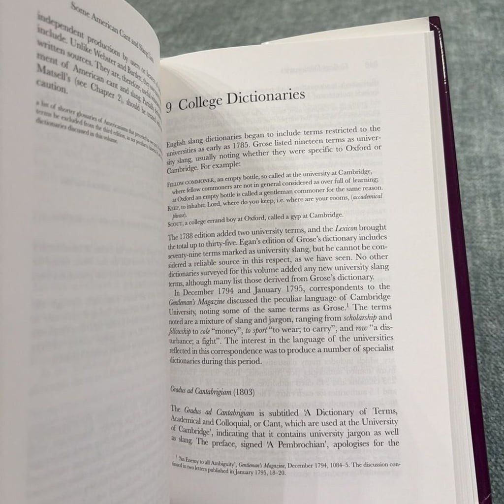 A History of Cant and Slang Dictionaries Volume II: 1785-1858 by Julie Coleman