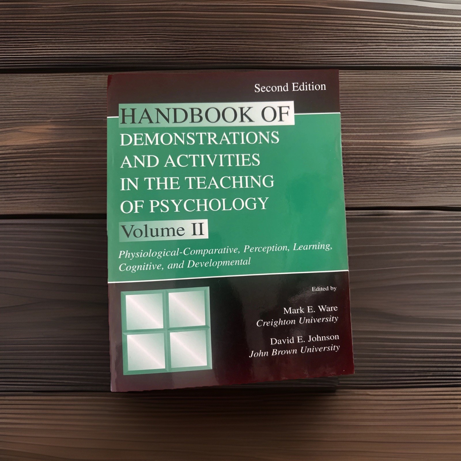 Handbook of Demonstrations and Activities Vol 2 in – Paperback, by Ware Mark E.