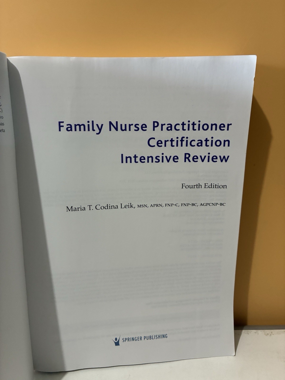 Family Nurse Practitioner – Maria Codina Leik- 4th Ed With Access Code – Good