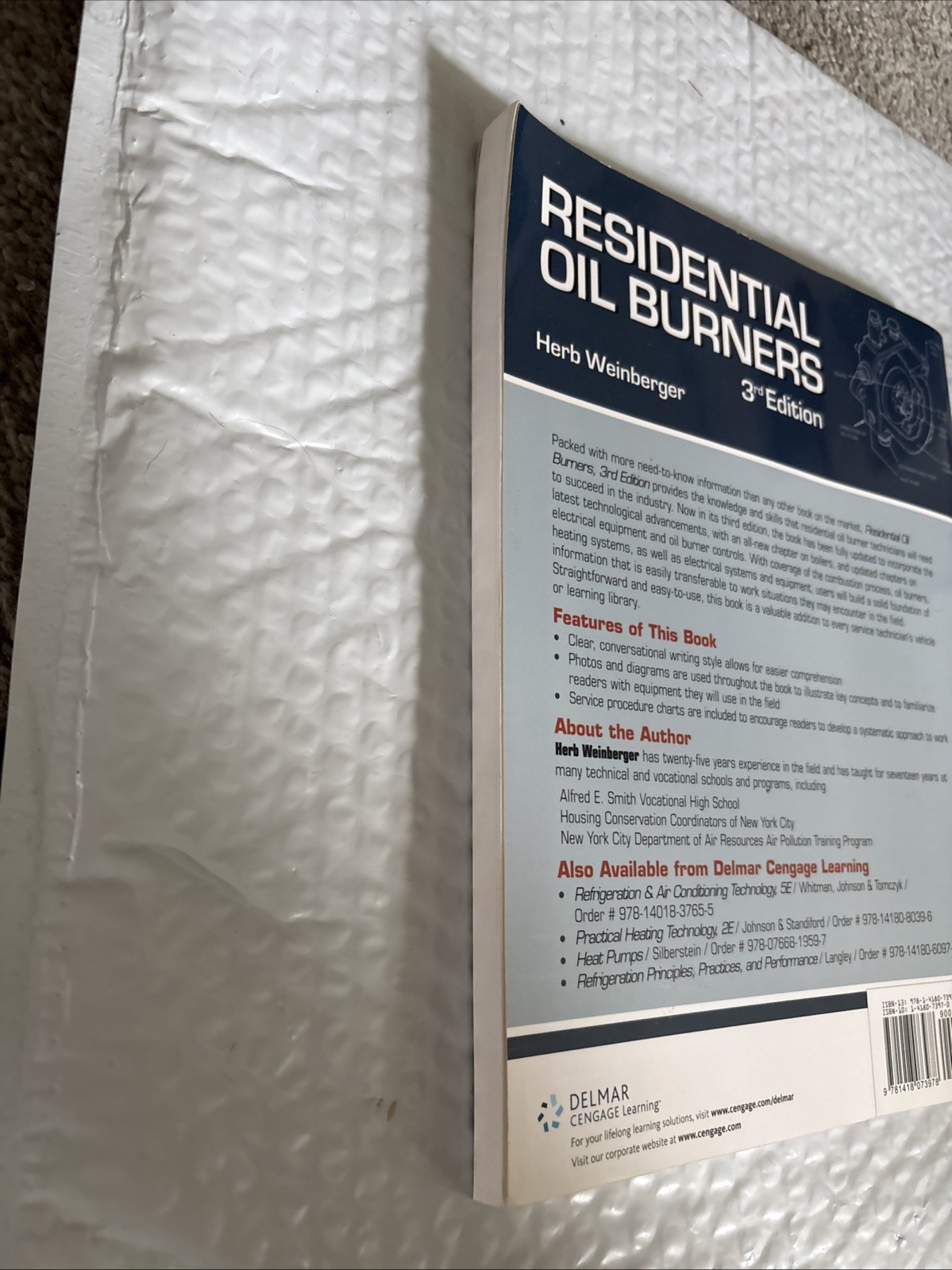 Residential Oil Burners – Paperback, by Weinberger Herb – Good