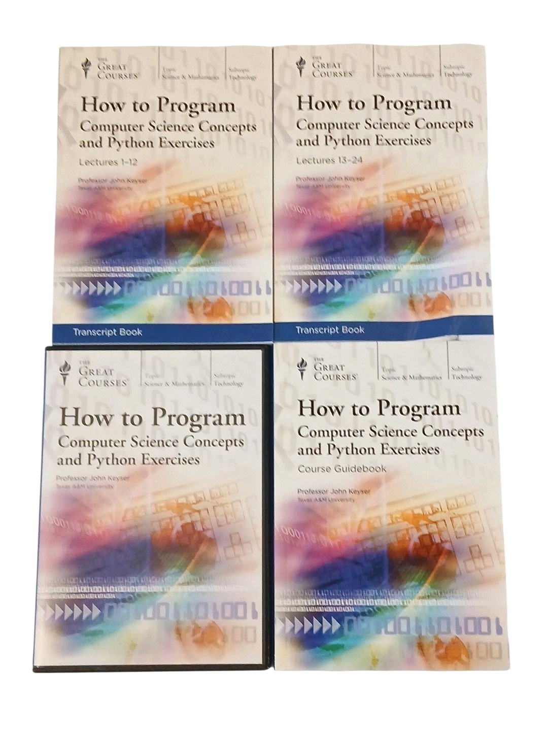 Great Courses How to Program Computer Science Concepts DVDs-Guidebook-Transcript