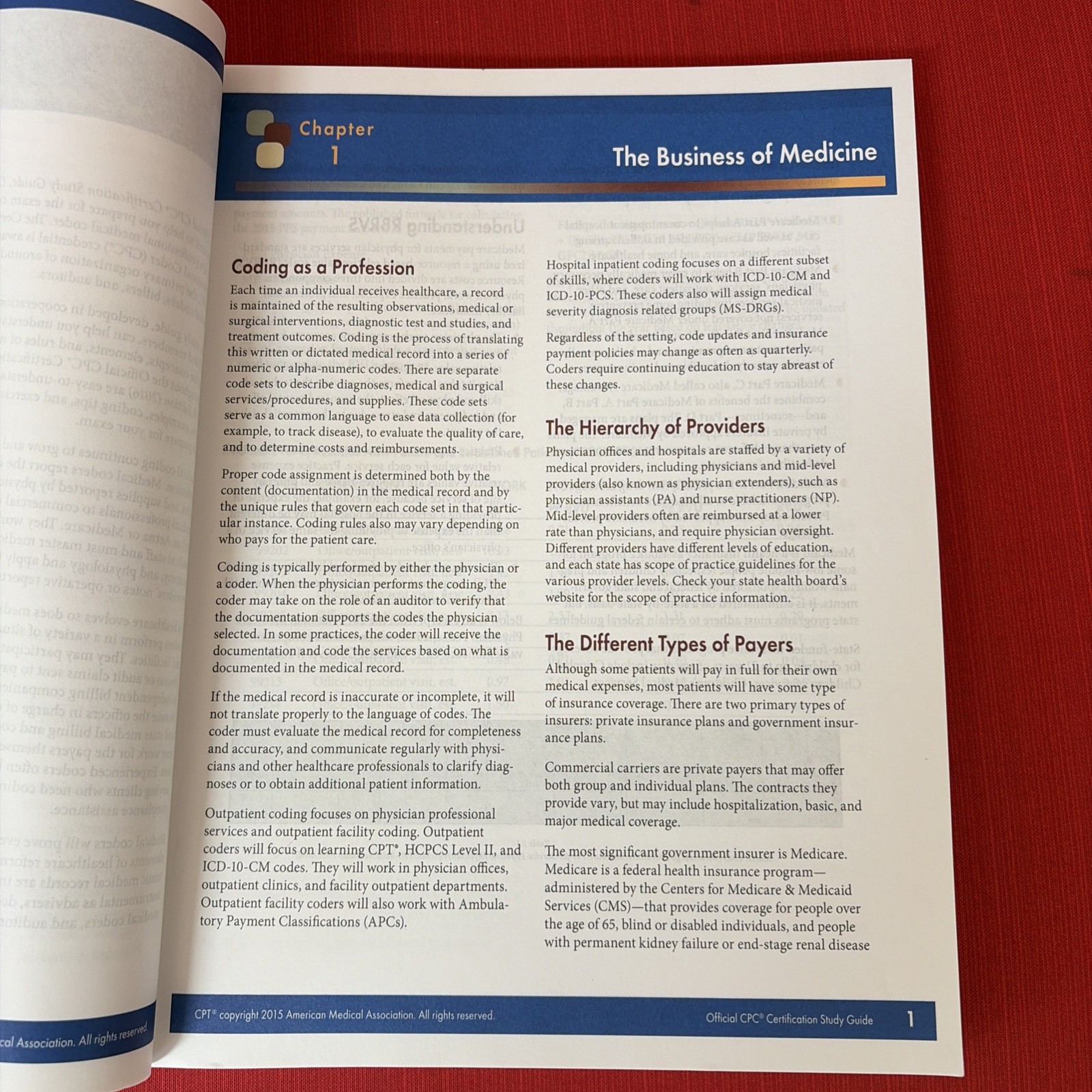 OFFICIAL CPC CERTIFICATION STUDY GUIDE 2016 By Aapc