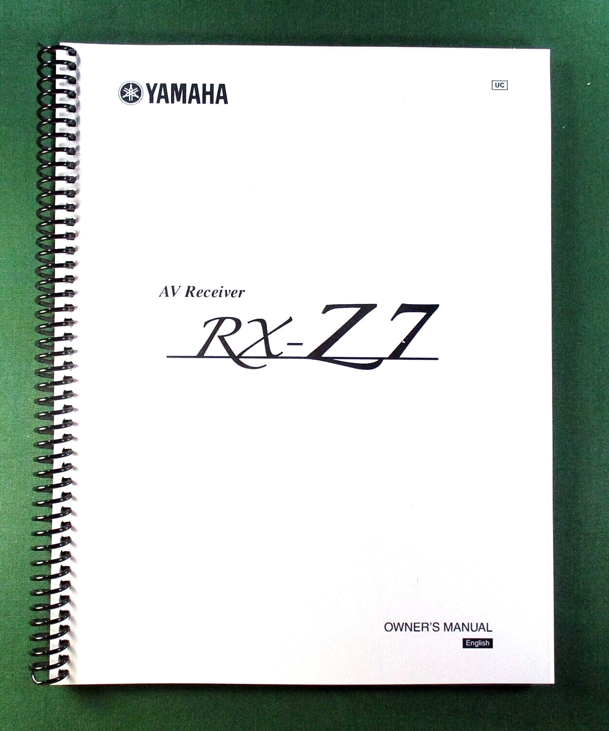 Yamaha RX-Z7 Instruction Manual: 178 Pages & Protective Covers!