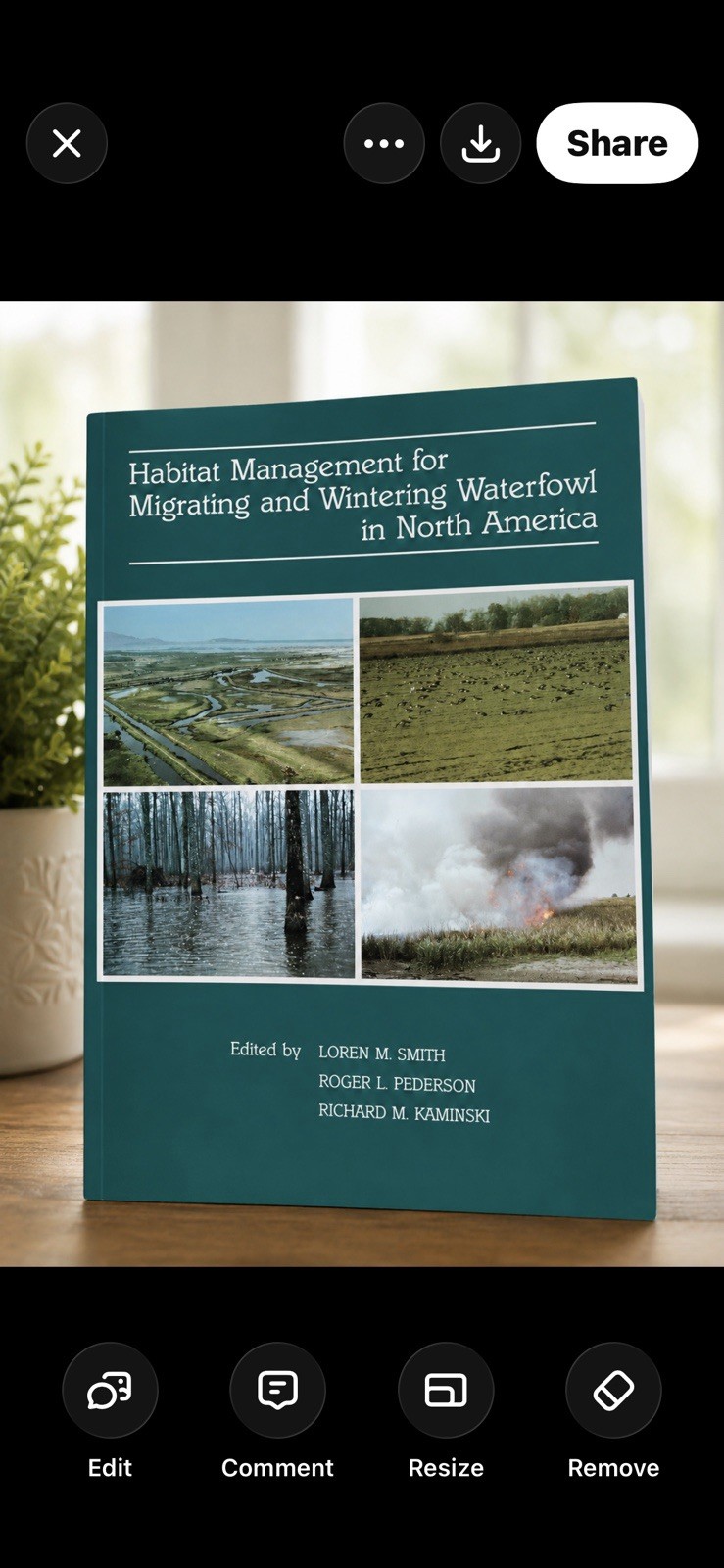 Habitat Management for Migrating & Wintering Waterfowl North America HC 1989
