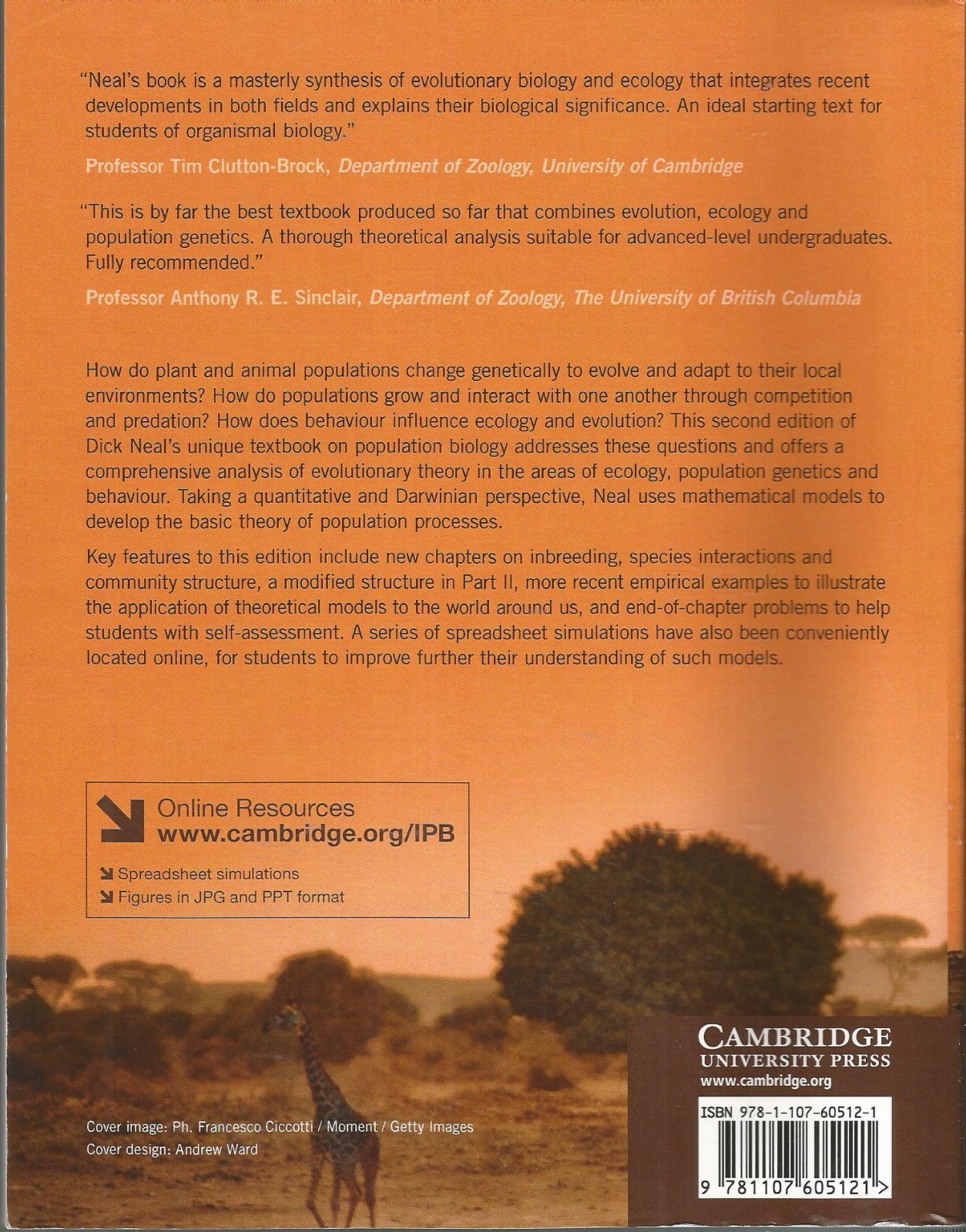 Introduction to Population Biology by Neal, Dick 2e GOOD PLUS