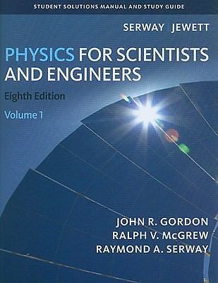 Student Solutions Manual, Volume 1 for Serway/Jewett’s Physics for Scientists…