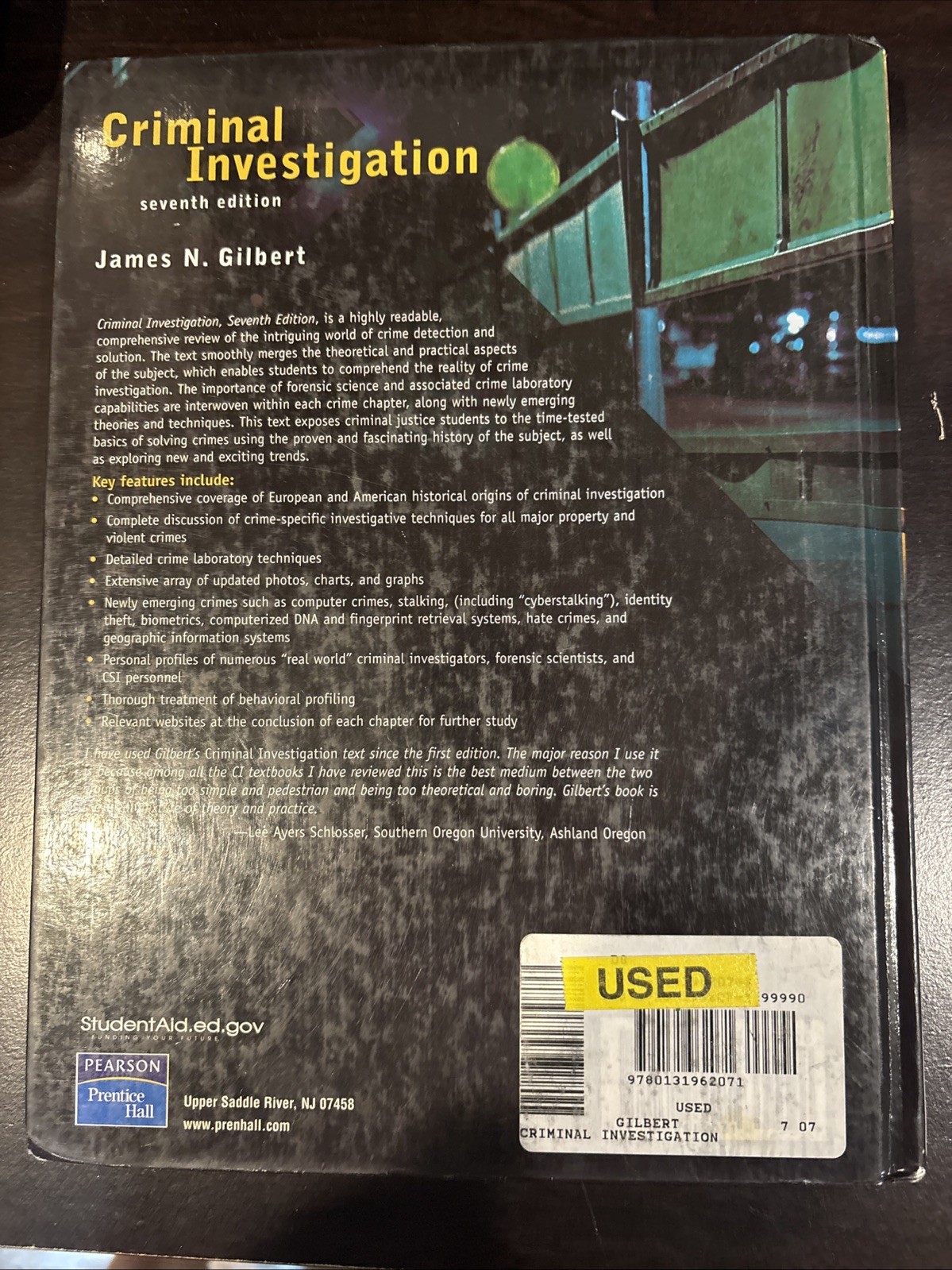 Criminal Investigation by James N. Gilbert (2006, Hardcover)