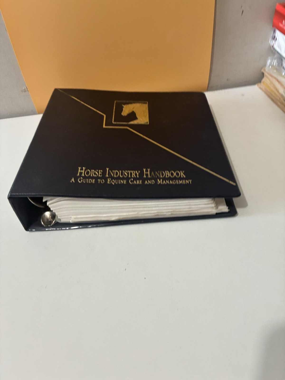 Horse Industry Handbook Guide to Equine Care and Management 3 Ring Binder 1994