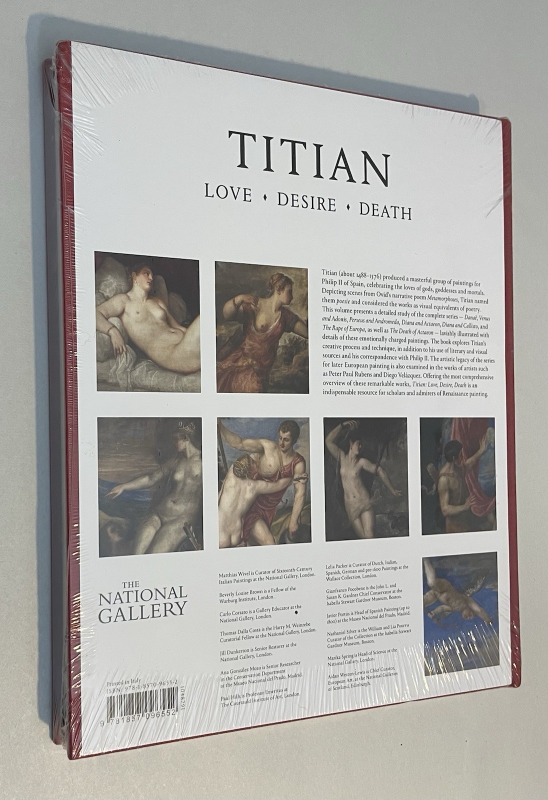 Titian Love Desire Death The National Gallery New Sealed Shrinkwrapped
