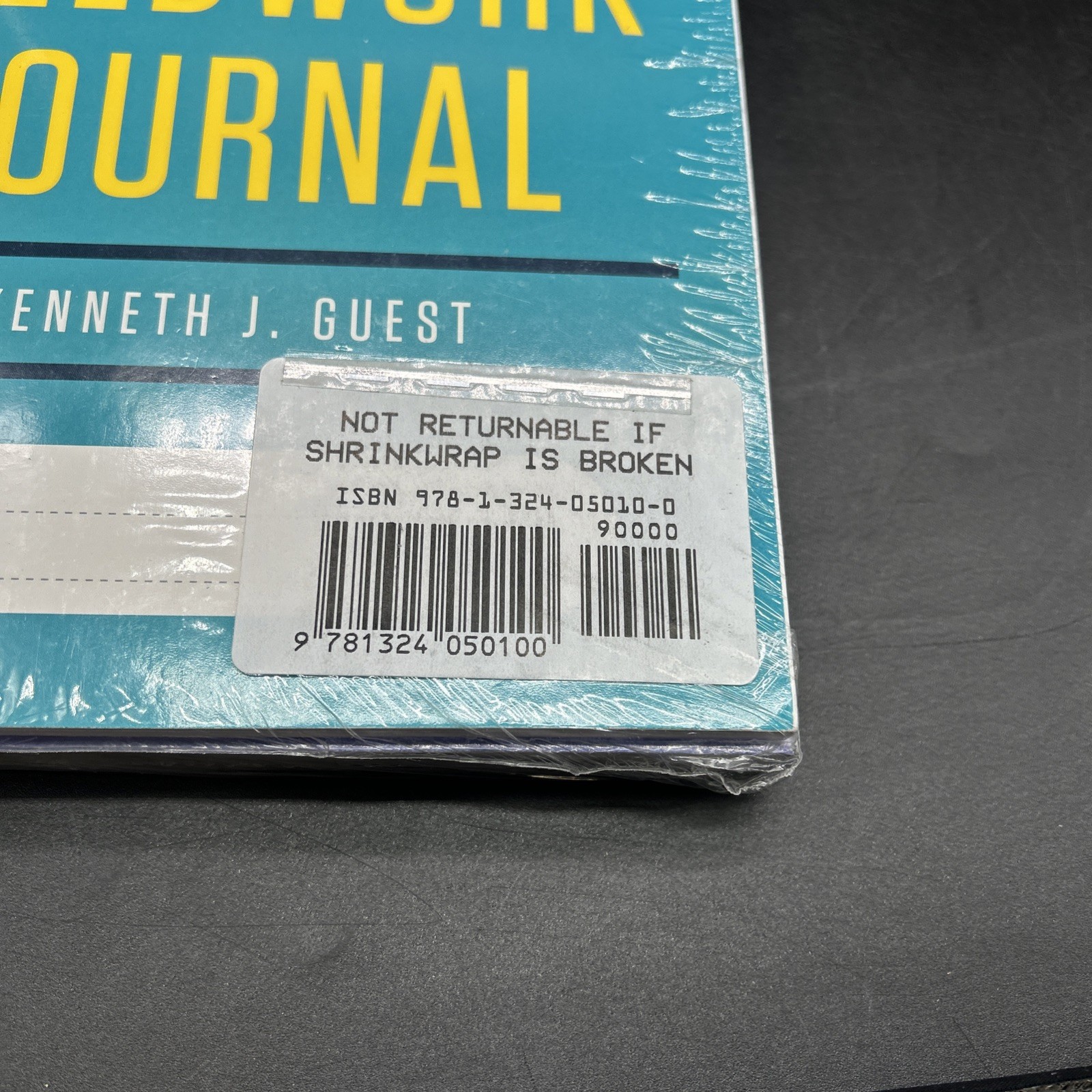 New Essentials of Cultural Anthropology & Fieldwork Journal Kenneth Guest 4th Ed