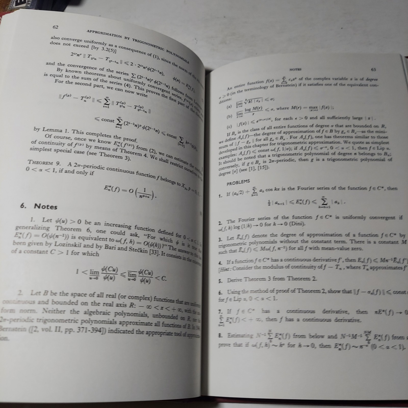 APPROXIMATION THEORY – G.G. Lorentz Ex-libris