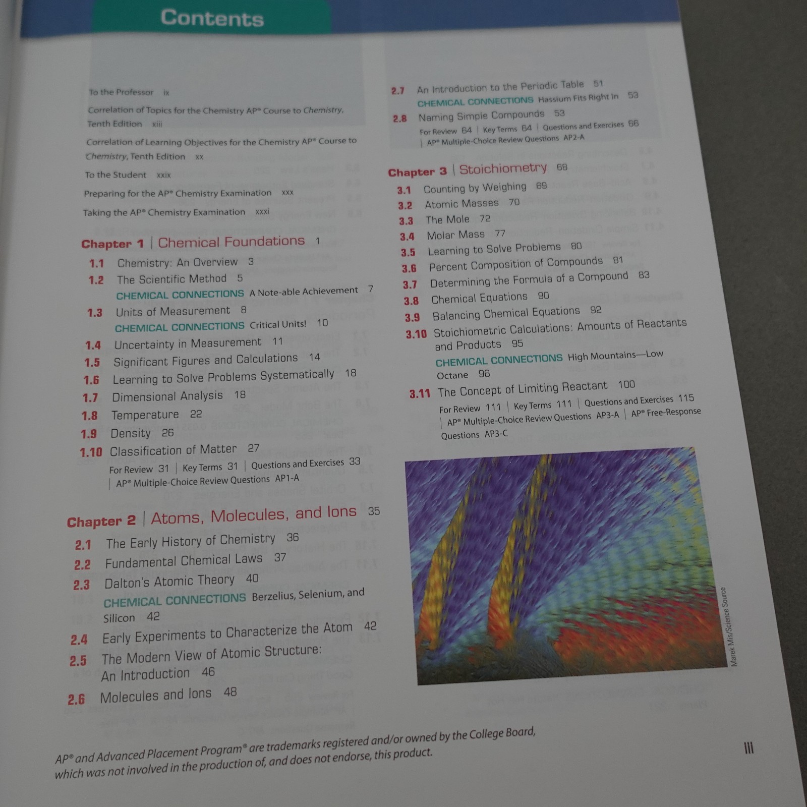 Chemistry AP Edition 10th Hardcover by Zumdahl Textbook