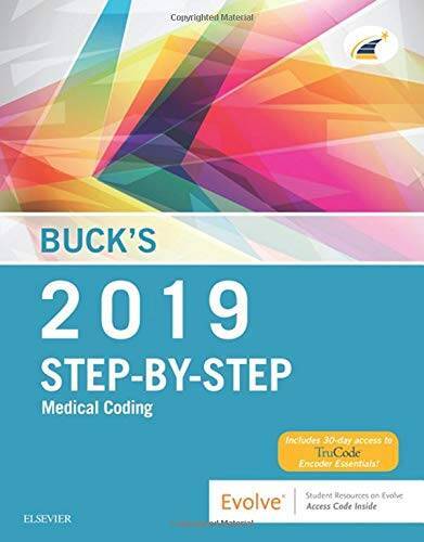 Buck’s Step-by-Step Medical Coding, 2019 Edition – Paperback – VERY GOOD