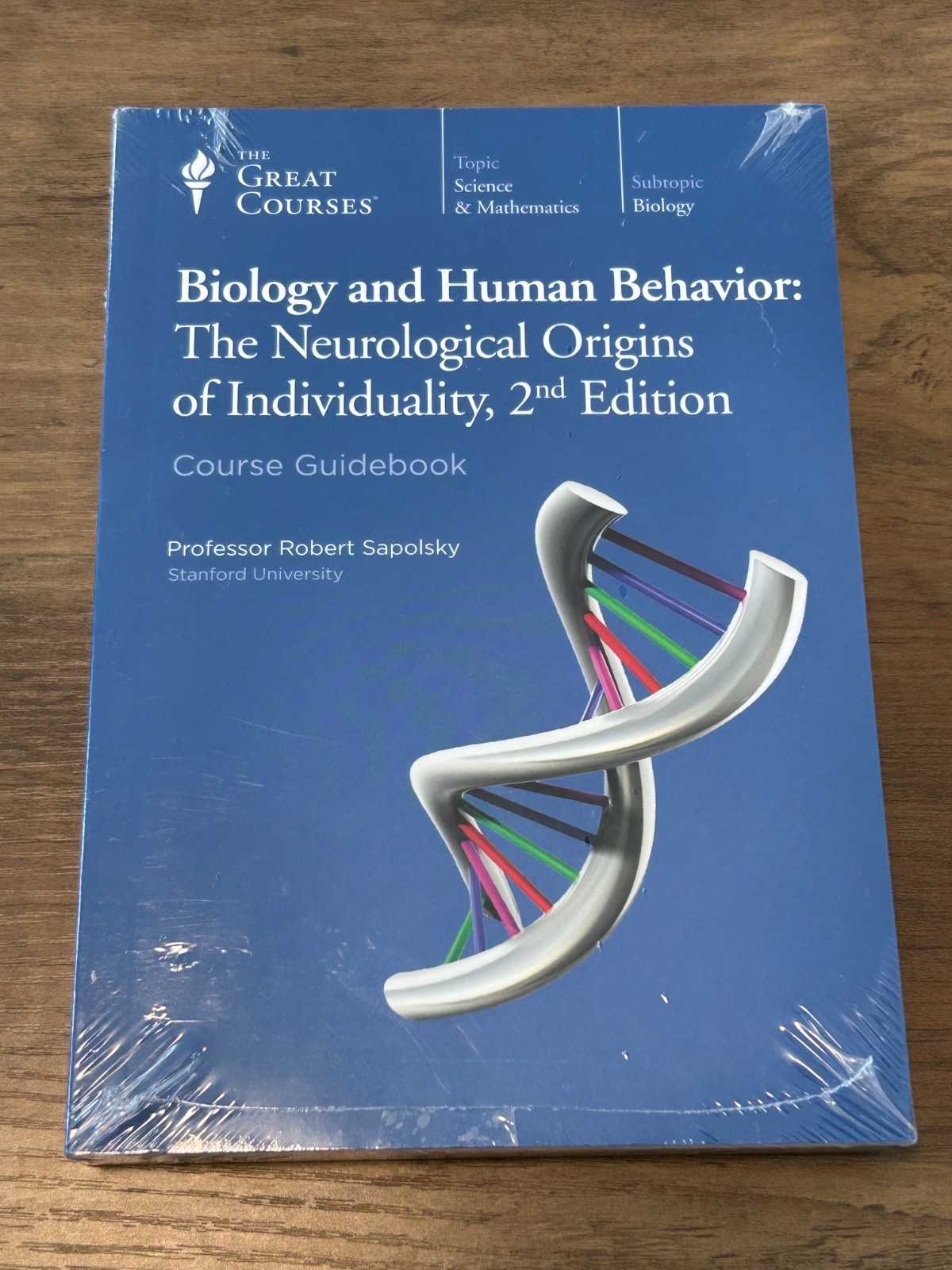 Great Courses Biology and Human Behavior 2nd Ed. Robert Sapolsky NEW SEALED