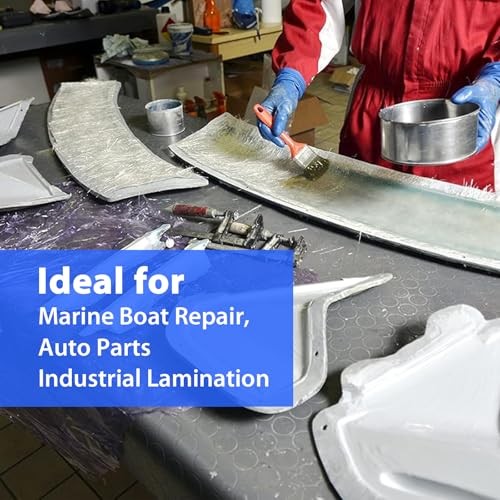 1.5oz Fiberglass Chopped Strand Mat 4″ x 360″ Cloth for Auto Marine Repair DIY