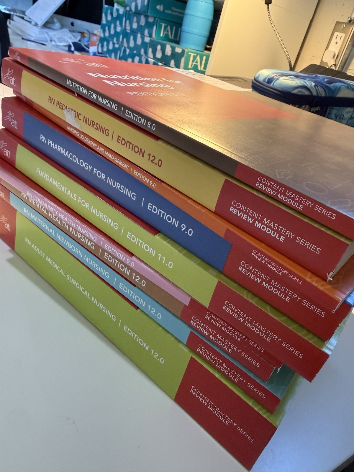 ATI Content Mastery Series Review Module Books. Set Of 9. 2023 Editions