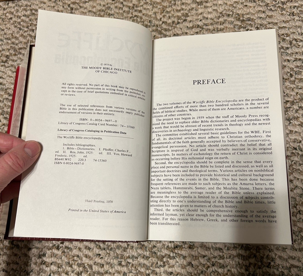 The Wycliffe Bible Encyclopedia Vol 1 & 2 – Hardcover 1976