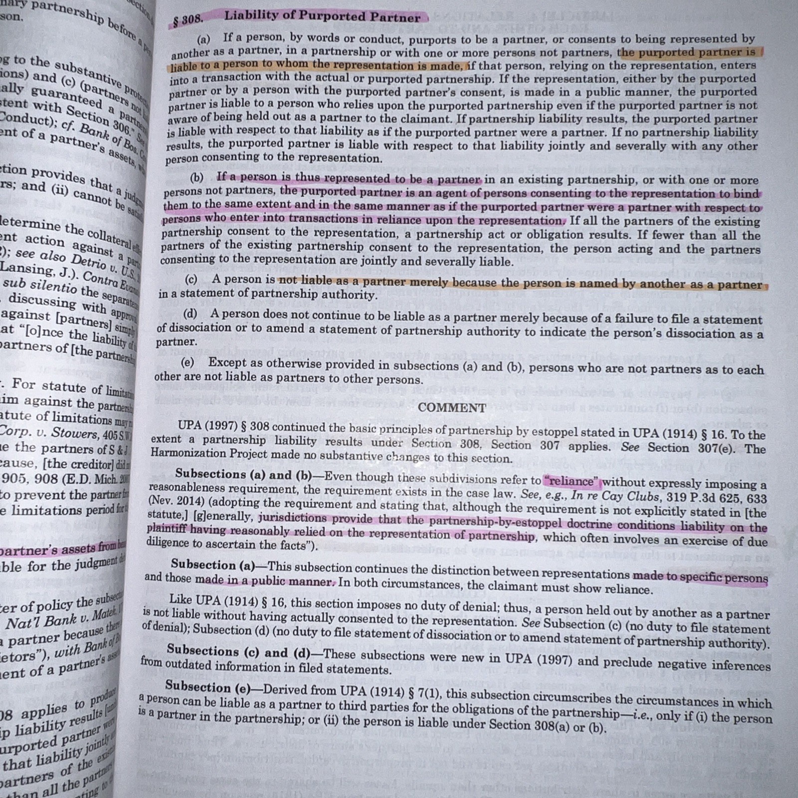 Statutory Supplement to The Law of Business Organizations Cases, Material And P