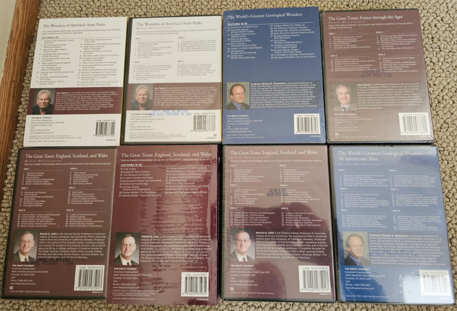 Bundle of The Great Courses Travel DVDs & Book Guides