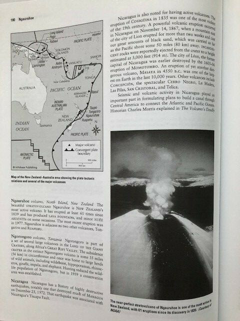 Encyclopedia of Earthquakes and Volcanoes by Gates & Ritchie, 346 pages clean