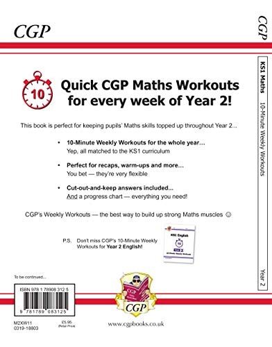 KS1 Maths 10-Minute Weekly Workouts – Year 2: perfect for catch-up and learning